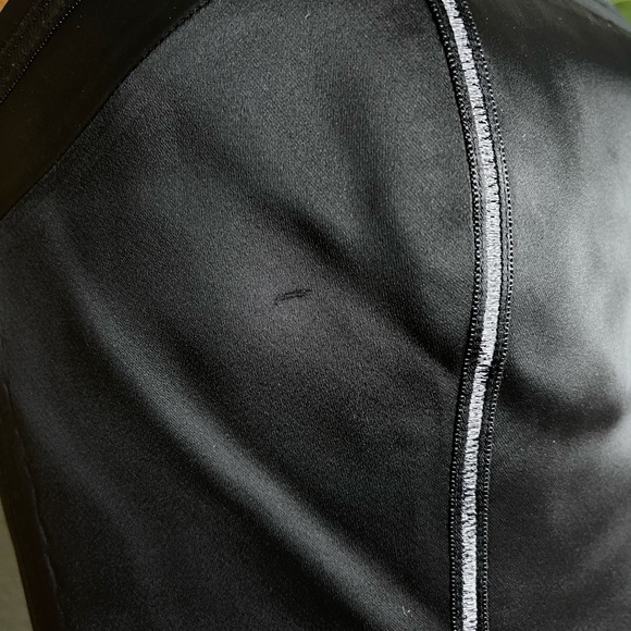 Ann Taylor A Line Black Satin strapless Dress - Picture 10 of 10